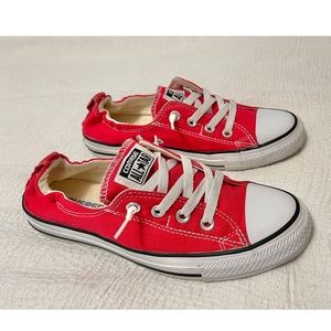 Women’s Converse Sneaker Red Chuck Taylor 8